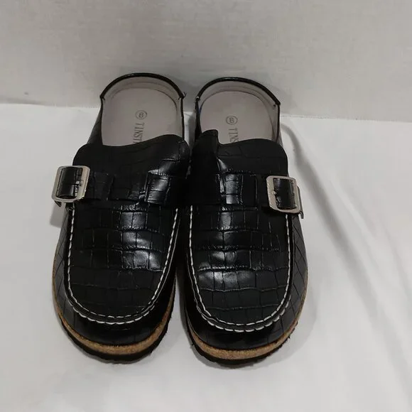 New Tinstree Mules with Buckle Size 8 Womens Shoes - Picture 2 of 6